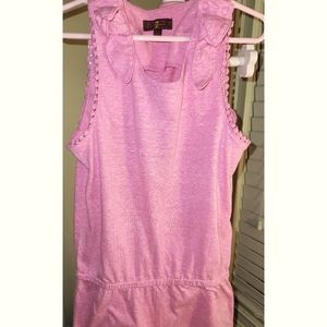 7 for all mankind girls pink romper